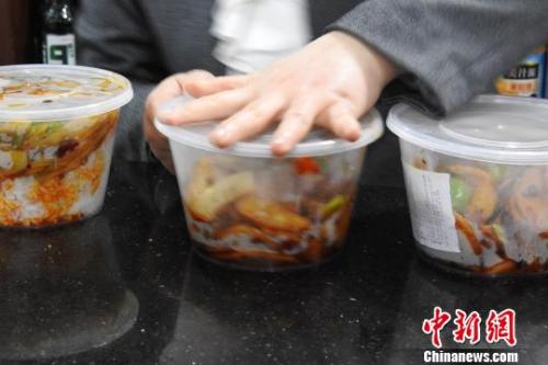 包裝外賣。受訪者供圖