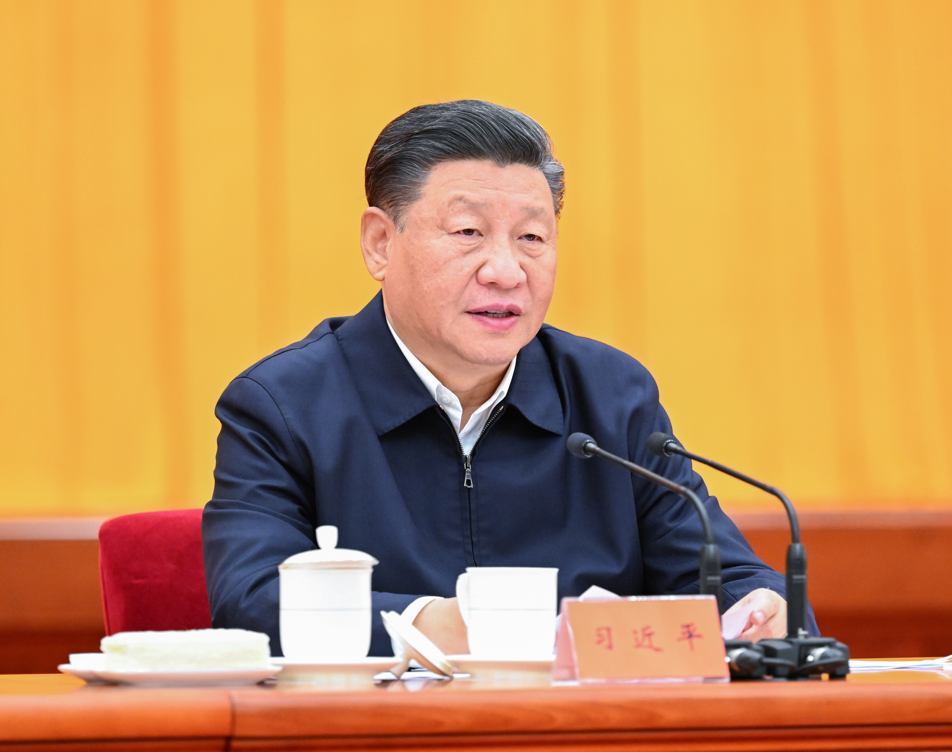2021年10月13日至14日，中央人大工作會議在北京召開。習(xí)近平總書記出席會議并發(fā)表重要講話。