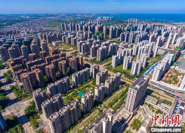 資料圖：航拍某房地產(chǎn)項目。 駱云飛 攝